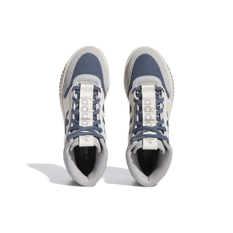 Adidas Оригинальные кроссовки Drop Step IX Xl с нескользящей износостойкой высокой подошвой для скейтбординга Женские кроссовки Серо-синие IF2685