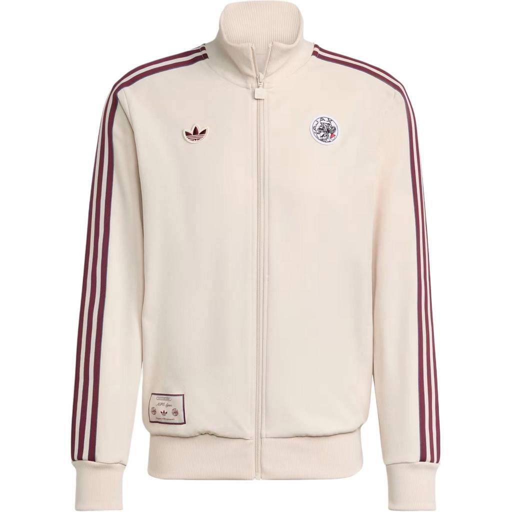 adidas Мужская куртка Originals с полной молнией, воротником-стойкой, длинным рукавом, приталенного кроя, куртка мужская JM7347
