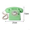 Vintage Rotary Dial Phone Corded Telephone Old Fashion Retro Landline