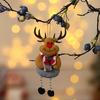 Christmas Hanging Decoration Reindeer Cloth 3D Santa Claus Snowman Bear Doll Pompom Leg Cute Handmade
