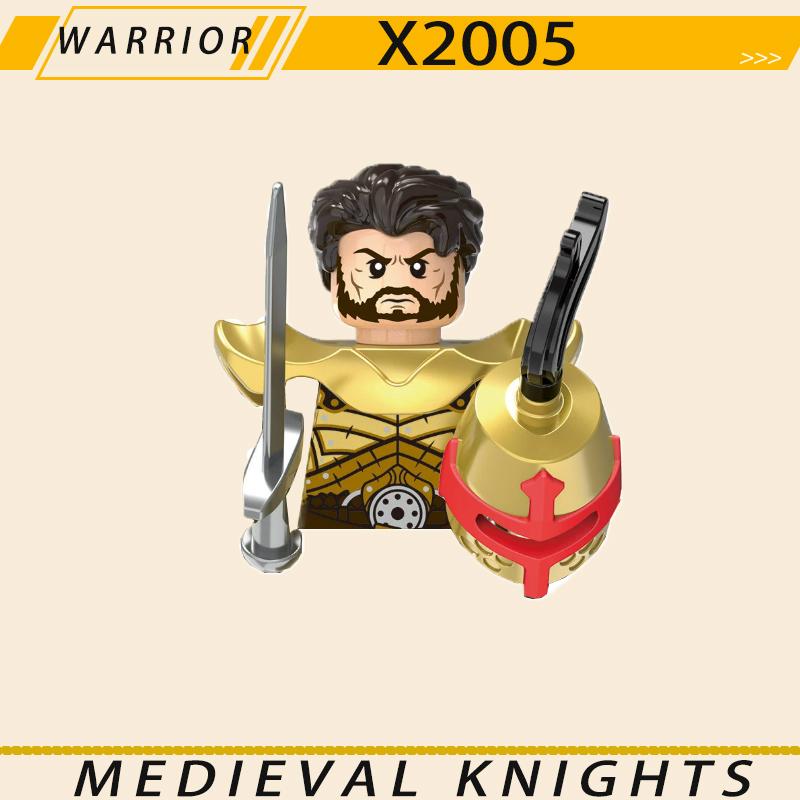 Medieval Military Jerusalem Tripoli Knight Building Blocks Castle Lionheart Hospital Teutonic Soldier Figures Warrior Bricks Toy