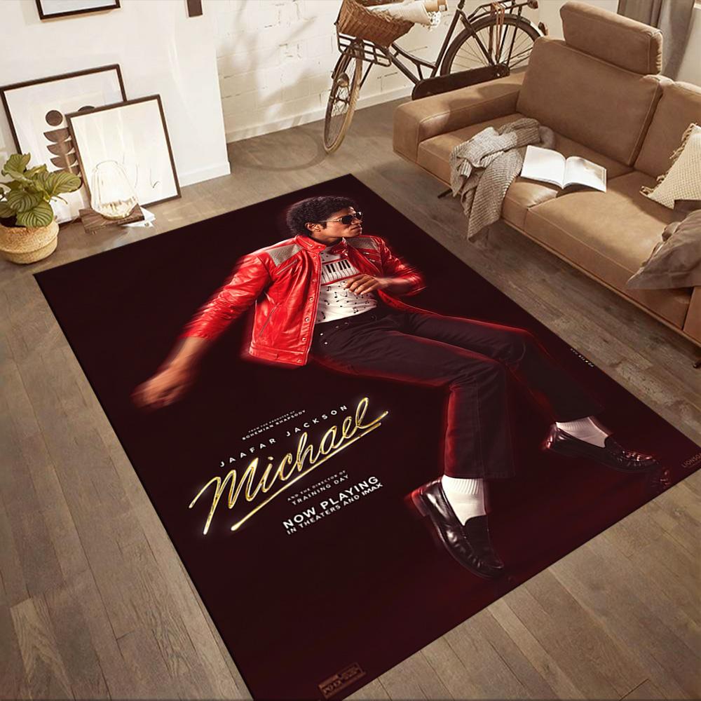 Michael Jackson 27 Floor Rug Office Rug Perfect for Dining Room Foyer Outdoor Hallway Antislip Carpet Anime Office Decor