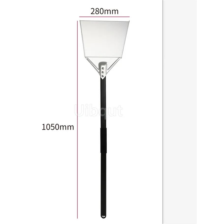 Oven BBQ Ash Shovel Grill Charcoal Ash Poker Scoop Shovel Square Oven Spade Stove Brush Pizza Forklift pizza shovel Peels oven