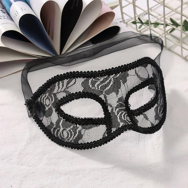 Sexy Women Lace Mask Translucency Half Face Masks For Party Dance Costume Performance Masquerade Eye Mask Wedding Party Accessories