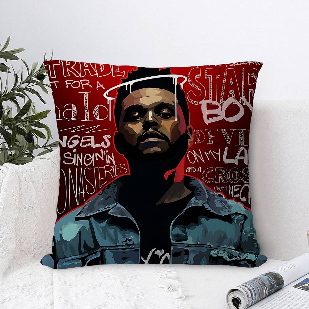 Поп-певец T-The W-Weeknd Наволочка для Спальни Комнаты и Гостиной Дивана Декоративная Наволочка