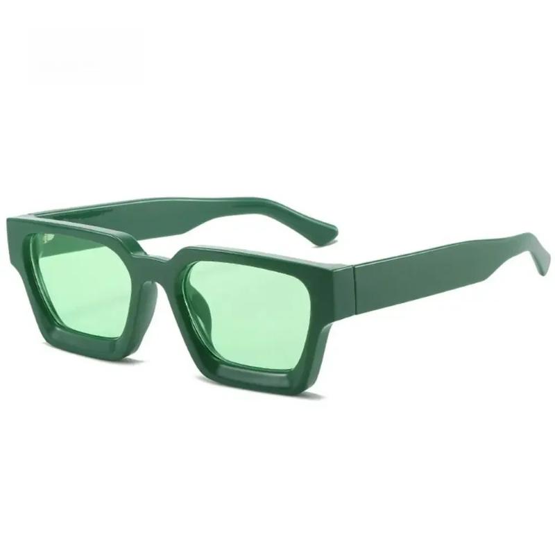 Fashionable Thick Frame Sunglasses Trendy Square Retro Ins Style Women Sun Glasses UV400 Protection