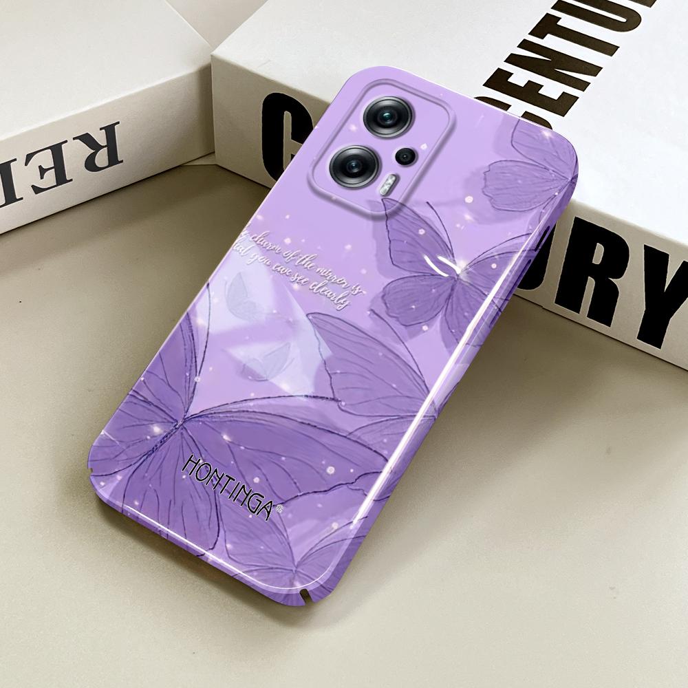 All-inclusive Film Phone Case Cartoon Pattern Design Hard Shell Full Cover Camera Shockproof Protection Case