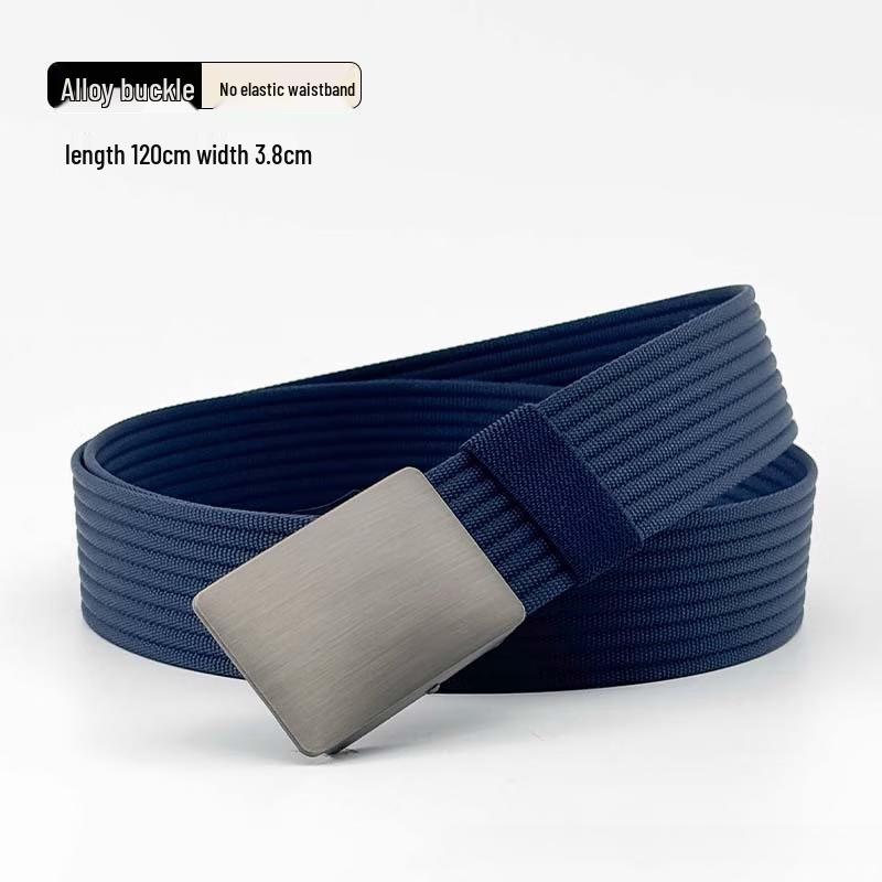 mling Men's No-Hole Tactical Canvas Belt