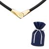 Gift Magnetic Necklace with Original Wrapping ALT Necklace Limited Present Set X [Colantotte] (Black Gold, L)