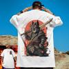 Men's Animal T-shirt 3d Japanese Samurai Cat Print