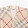 Burberry 8093145 A2205 Check V Neck Kids Cardigan