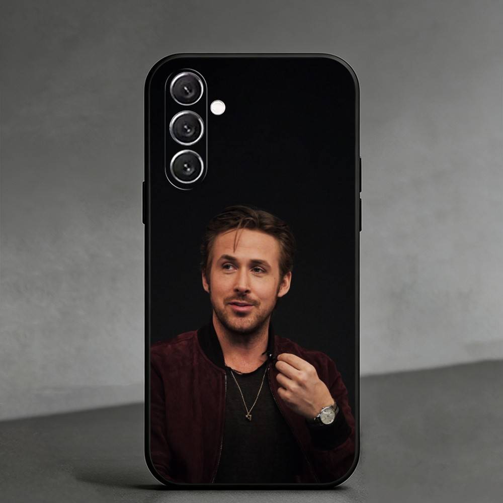 Чехол для телефона R-Ryan Gosling для Samsung Galaxy A91,80,73,72 ,71,53,52,32 ,31,22,21s,20, Мягкий черный чехол