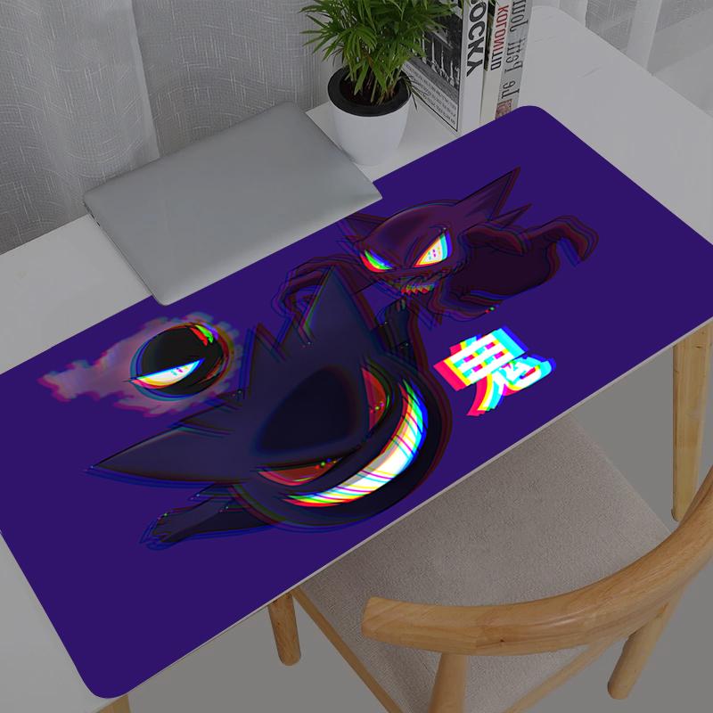 Mouse Pad PPikachus Gengar Gamer Large XXL Keyboard Desk Mouse Mat Carpet Rubber Tapis Souris Gaming Notbook Mousepad