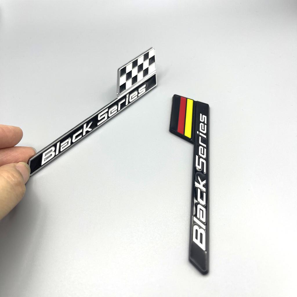 Black Series Car Badge Emblem For GT C63S A35 E63 S63 Turnk Sticker Decoration