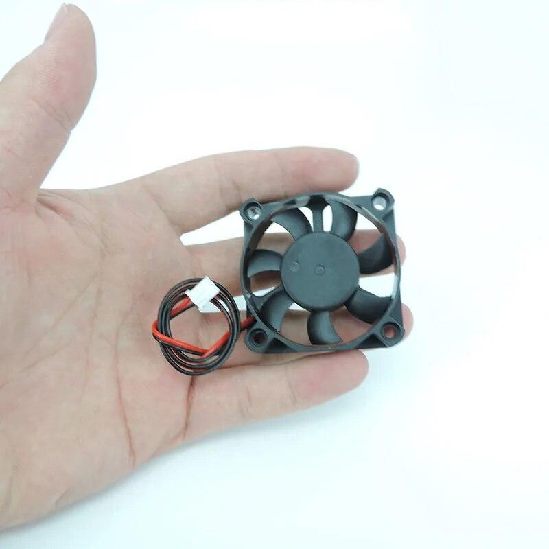 DC 5010 5 В, 12 В, 24 В, Вольт, 5 см, компьютерный кулер для процессора, охлаждающий вентилятор, 50 мм, небольшой вытяжной вентилятор для 3D-принтера, 2 контакта, 50x50x10 мм, подшипник скольжения