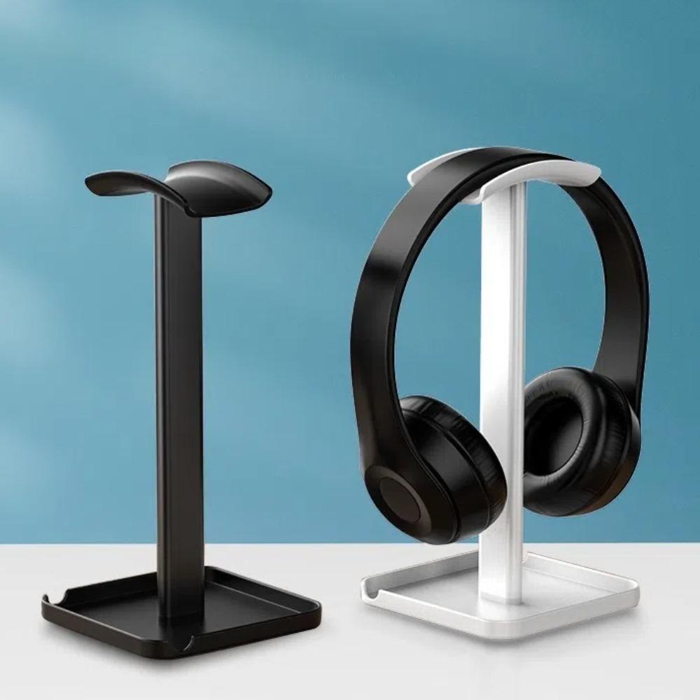With Storage Tray Over Ear Headset Stand Detachable Earphone Display Rack  Space Saving