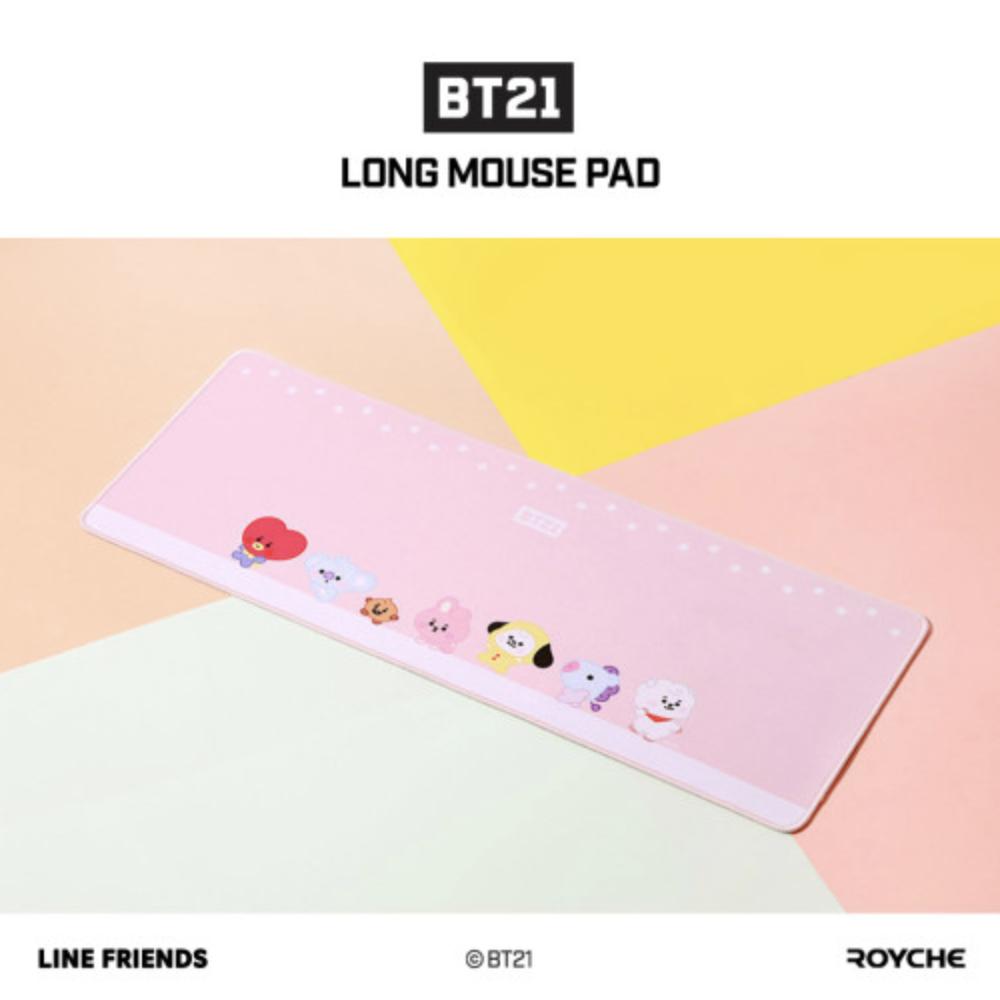 BT21 Длинный коврик для мыши & Line Friends (длинный настольный коврик) (2 варианта)