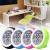 Circular Temperature Humidity Meter  Alarm Clock Electronic Clock  Greenhouse