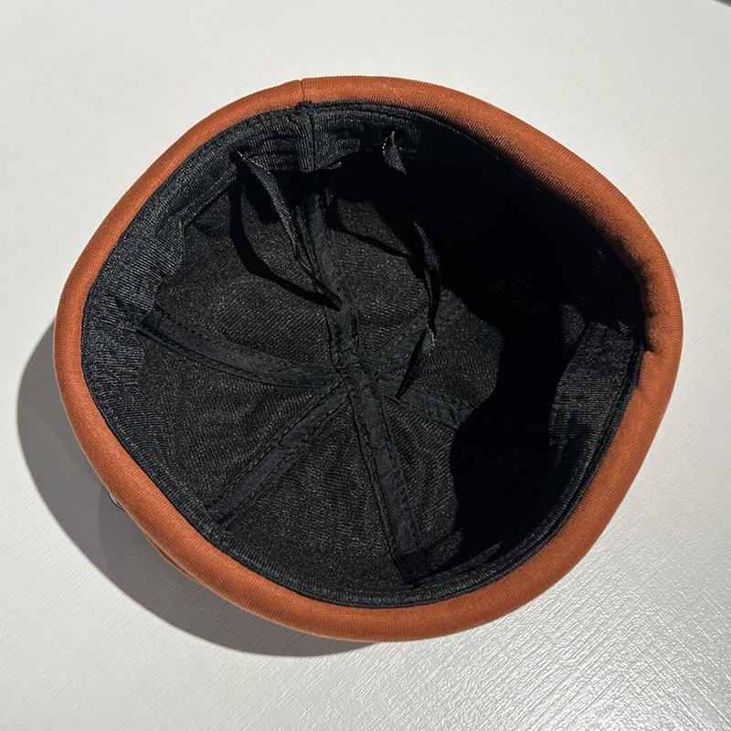 Унисекс Шапка с кошачьими ушками, милая купольная шапка, мужская женская шапка-бини, однотонная, осенне-зимняя, хип-хоп, модная, корейская версия, шапка-дыня