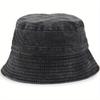Popular Unisex Cotton Summer Washed Jeans Bucket Hat Cap For Women Spring Fisherman Hat Outdoor Travel Sunshade Gift