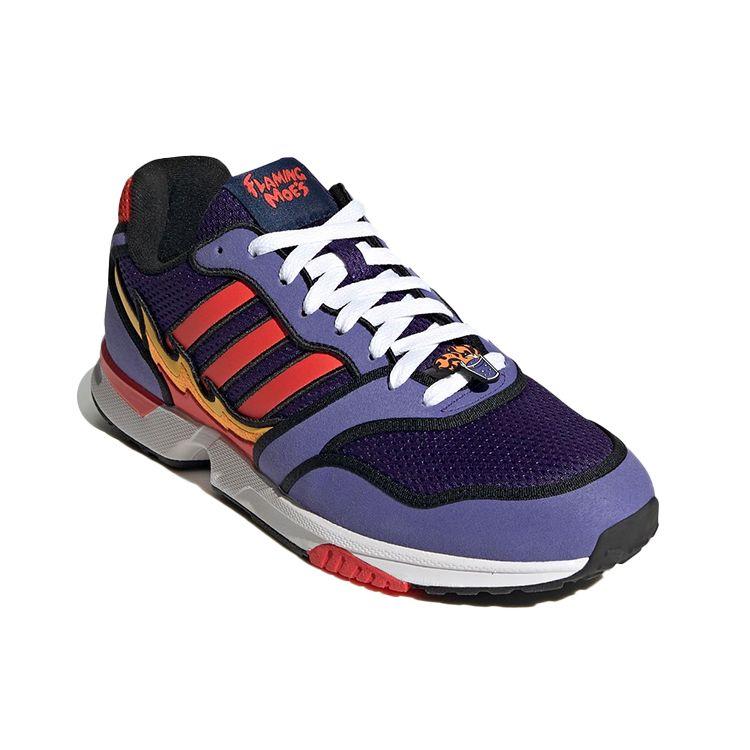 Кроссовки унисекс The Simpsons x adidas ZX 1000 Flaming Moes Фиолетовый Ярко-красный Основной черный H05790