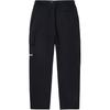 Li Ning Solid Color Mid Waist Comfortable Breathable Straight Leg Casual Pants Men Bottoms Black AYKU955-1