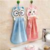 Bathroom Household Cute Cartoon Thickened Towel Kitchen Hanging Water Towel Kitchen Dining Home Tools Accessories Supplies
