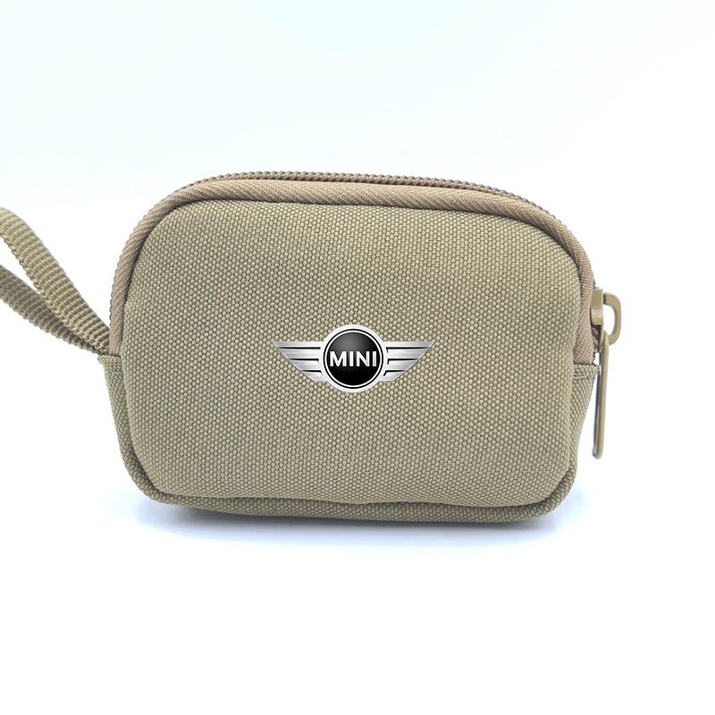Portable Car Driver License Key Bag Storage Wallet For BMW Mini Cooper R50 R53 R55 R56 R60 R61 F54 F55 F56 Keychain Car stickers pwaxk99