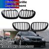 Front Kidney Grille Dual Slat Racing Grill Performance Gloss Black Fit For BMW 5 Series E60 E61 M5 2003-2010 Car