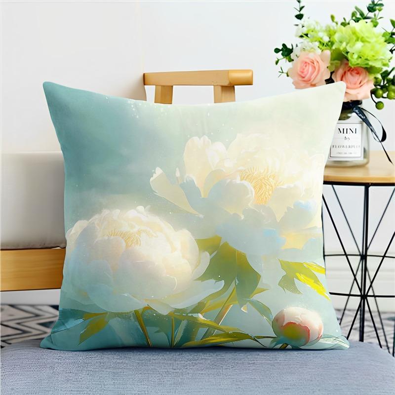 Красивая наволочка с цветком для украшения общежития, офиса, гостиной, дома, наволочка