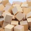 50 шт. Необработанные пустые мини-квадраты из дерева для поделок DIY, 2 см, цельные деревянные кубики для деревянных поделок, детская игрушка, материал для изготовления пазлов