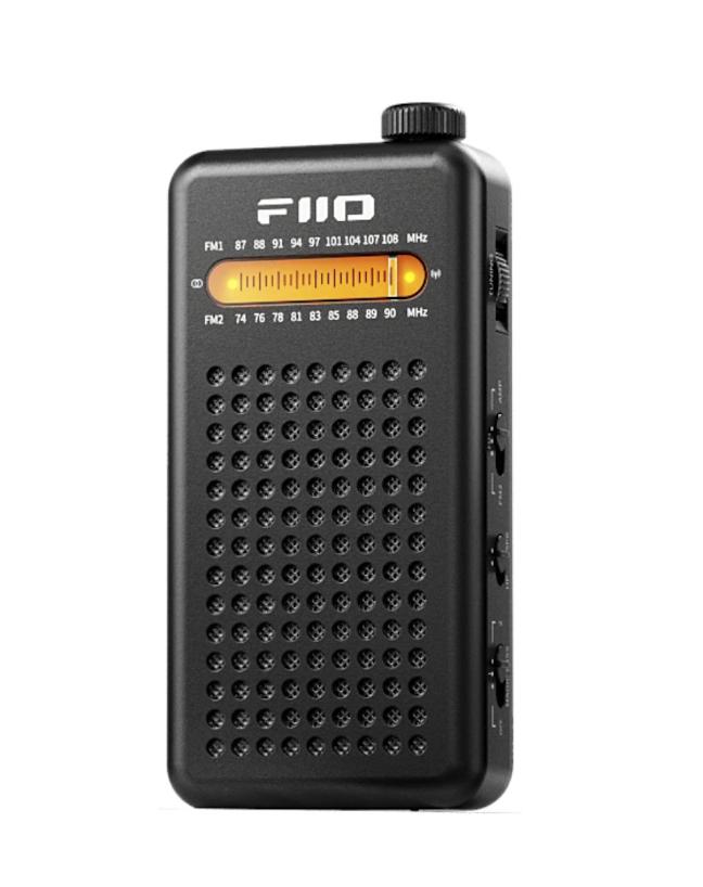 New FiiO RR13 Retro Portable FM Radio With Speaker Earphone Dual Output Magic Bass Time Rechargeable Detachable Antenna