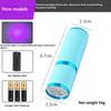 LED UV Collection: Purple Light Flashlight for Scorpion Detection, UV Inspection, Drying, and Banknote Verification — Mini Purple Light Torch