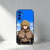 Чехол для телефона V-Vinland S-Saga для Samsung S25, S24, S21, S22, S23, S30, Ultra, S20, Plus, Fe, Note, 5G Черный чехол