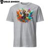 Colorful Weimaraner Unisex T-Shirt | Vibrant Dog Design | Short Sleeve Tee