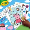 Раскраска Crayola Peppa Pig с отличным подарком для 96 лет, рекомендуется для возраста (Крайола) Наклейки, Дети, Страницы, 3-6