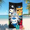 Customizable personalized beach towels Octonauts themed designs.Suitable for the beach, yoga, sports;ideal as beach accessories