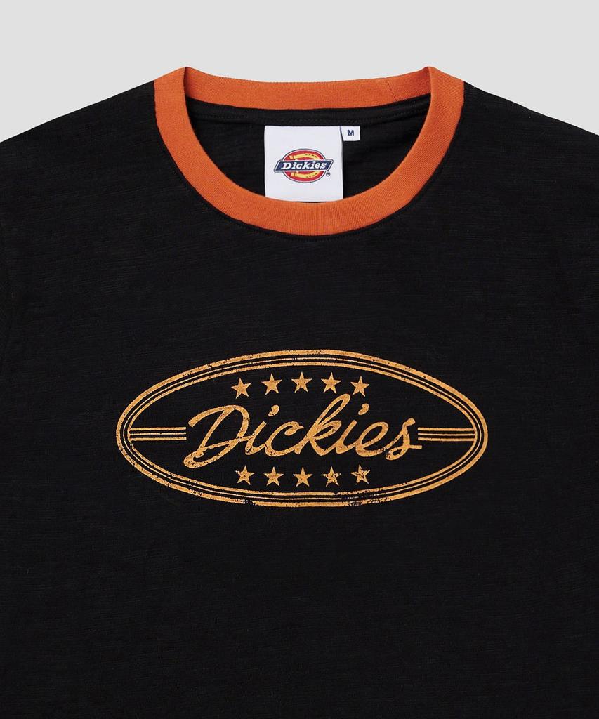DICKIES Starpoint Slub Ringer T-Shirt Black