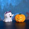 Cute Pumpkin Halloween Resin Craft Ghost Decoration Miniature Figurines