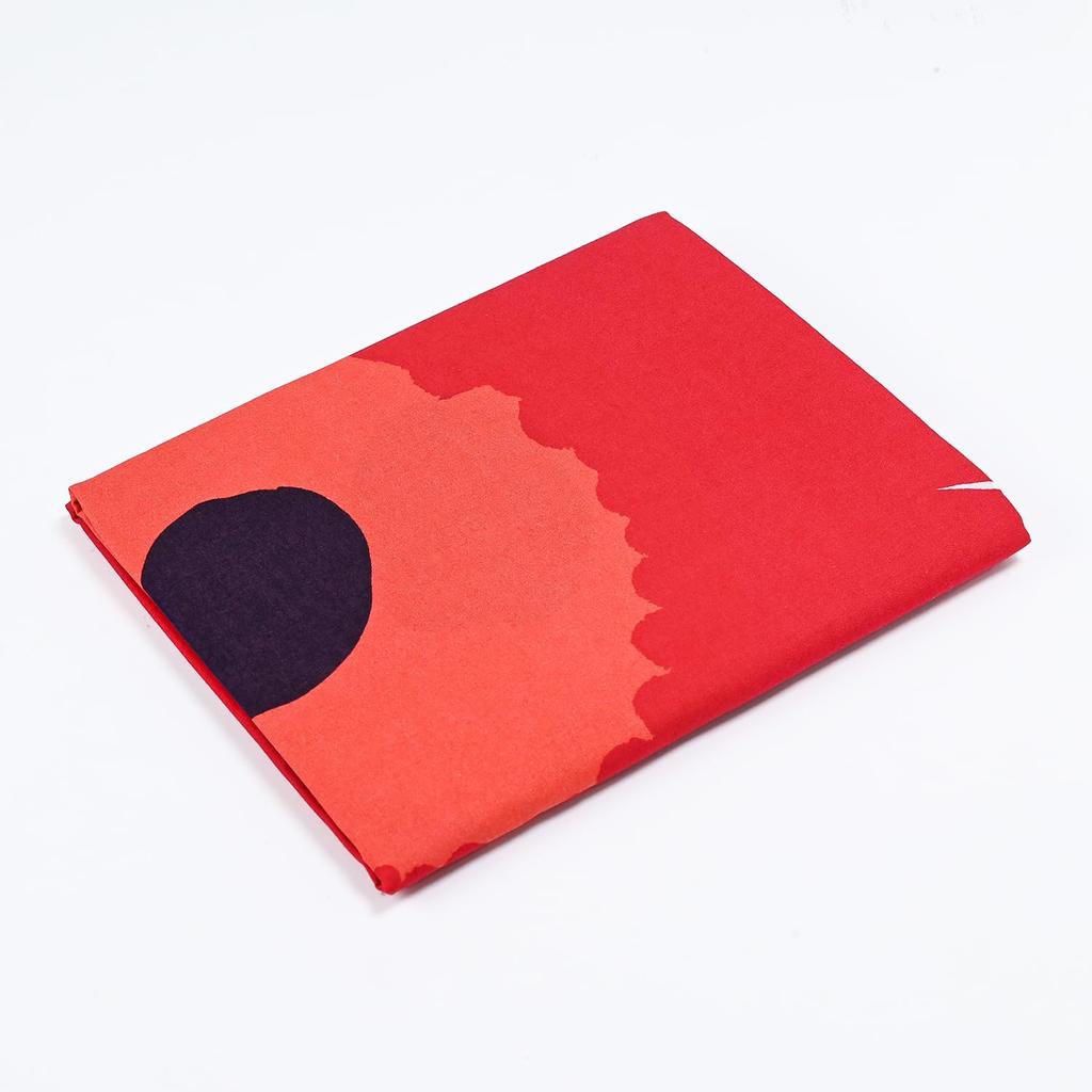 Marimekko Pillowcase 067714 001 (Pillowcase) UNIKKO/Red, Nordic Style [Parallel Import]
