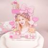 Dustproof Idol Card Display Stand Transparent Photo Frames Cute Photo Card Holder  Gifts