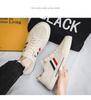 Men's Summer Breathable Canvas Flyknit Sneakers: Trendy Korean Style Casual Board Shoes