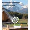 USB Rechargeable/Solar Portable Folding Fan Light Multi Functional Tent Hanging Lantern  Travel