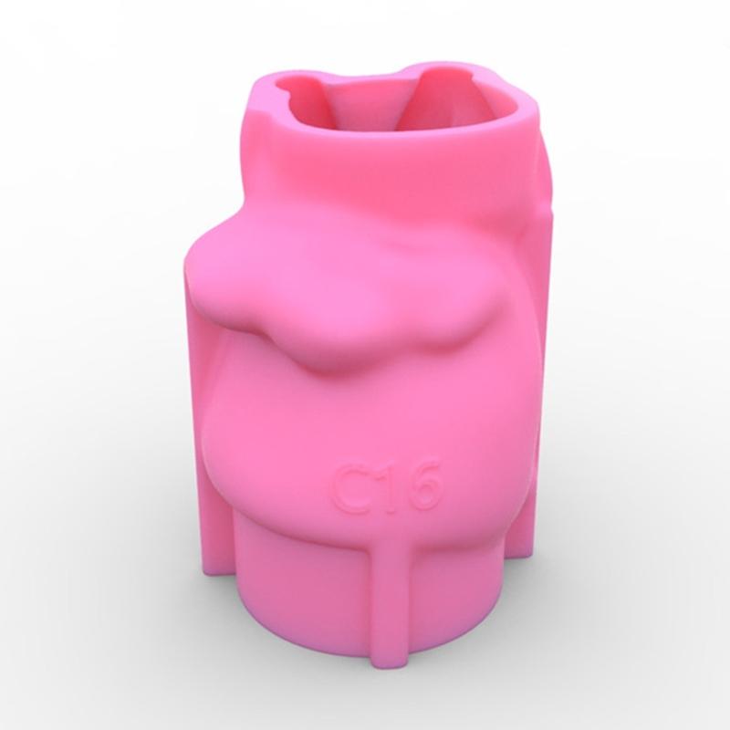 Геометрический 3D Венок Девочка Гипсовые Силиконовые Формы Контейнер-Коробка Форма для Изготовления Горшка для Суккулентов Цветочного Горшка Подставки для Ручек
