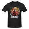 Футболка для фанатов Криштиану Роналду Португалия Cr7 Graphic Y2k Pops Tees Унисекс Wounisex Футболка Одежда