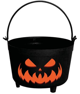 Pumpkin Bucket for Halloween Candy Sweets