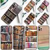 Винтажная КНИГА Книжный червь книжная полка Чехол для телефона Для iPhone 16 Pro 15 Pro 11 12 13 14 Pro Max Mini XR 16e 15 16 Plus Защитный корпус