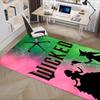 Wicked, Fantasy Pattern Polyester Office Carpet Chair Mats, Home Decor Dormitory Floor Protector with Anti-Skid Backing, Large Area Coverage