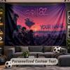Gorillaz Personalized Tapestry Support Custom Name, Wall Art Home Decoration