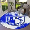 FC Magdeburg Round Area Rug,Carpet Rug for Living Room Bedroom Sofa Playroom Decor,Non-slip Floor Mat56